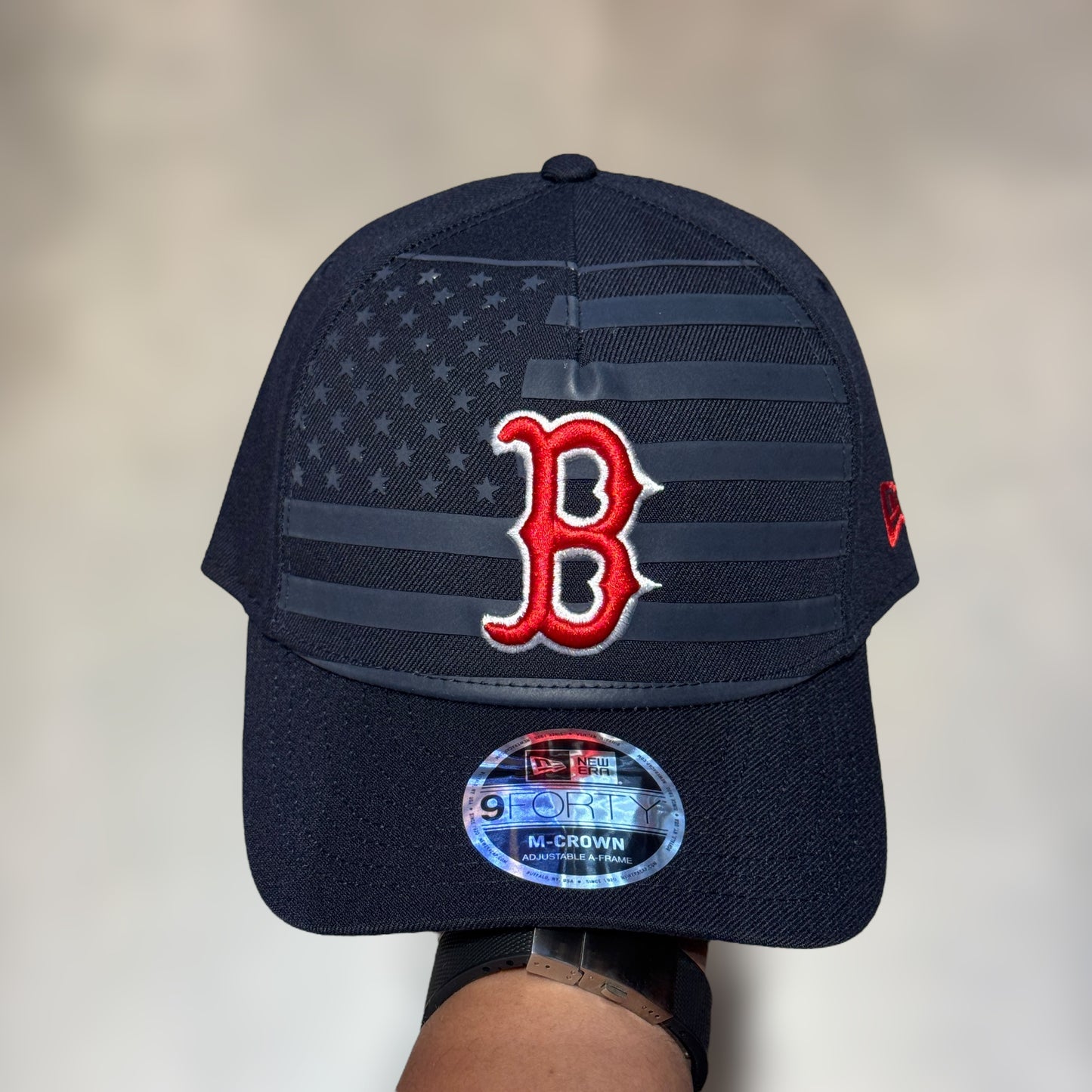 9FORTY M-CROWN A FRAME BOSTON RED SOX NAVY FLAG LOGO