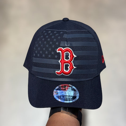 9FORTY M-CROWN A FRAME BOSTON RED SOX NAVY FLAG LOGO