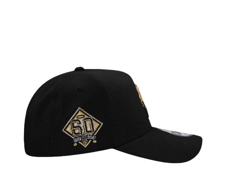 9FORTY A FRAME ANGELS BLACK GOLD LOGO 60TH