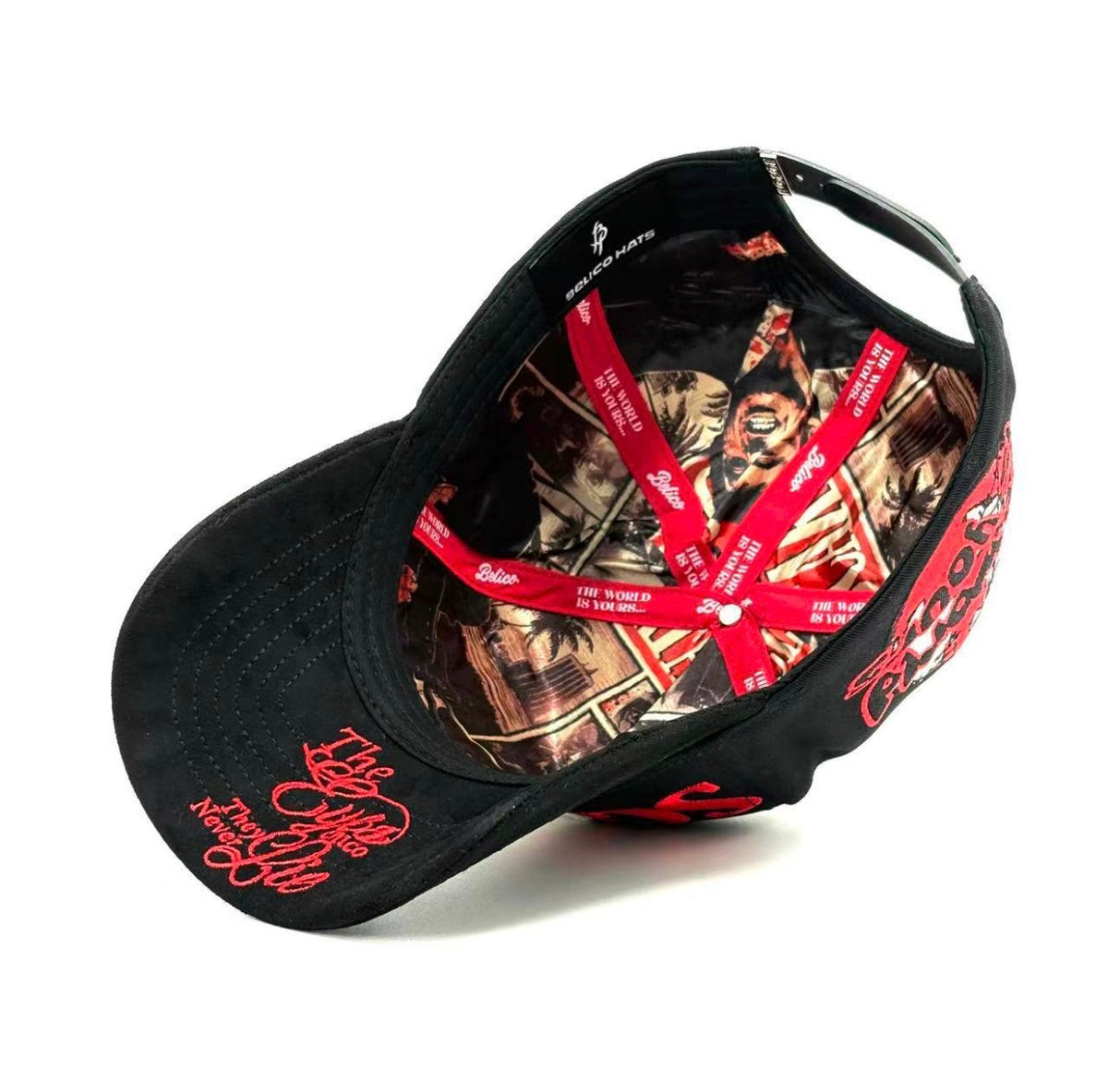 BELICA SCARFACE MONEY POWER RESPECT BLACK RED