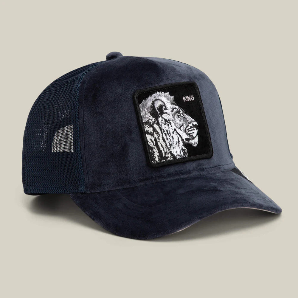 GOORIN BROS KING NAVY TERCIOPELO