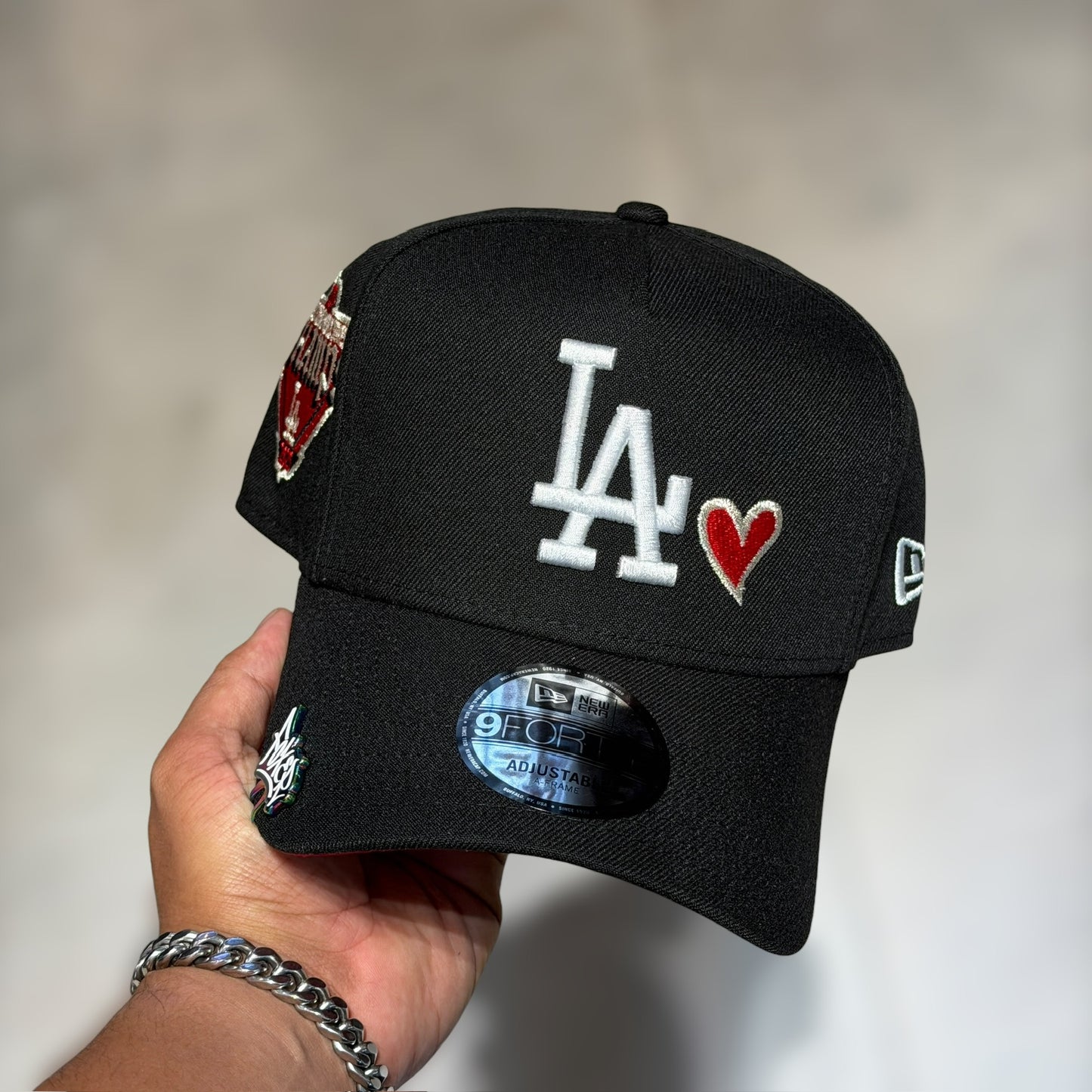 9FORTY A FRAME LA DODGERS BLACK CORAZÓN