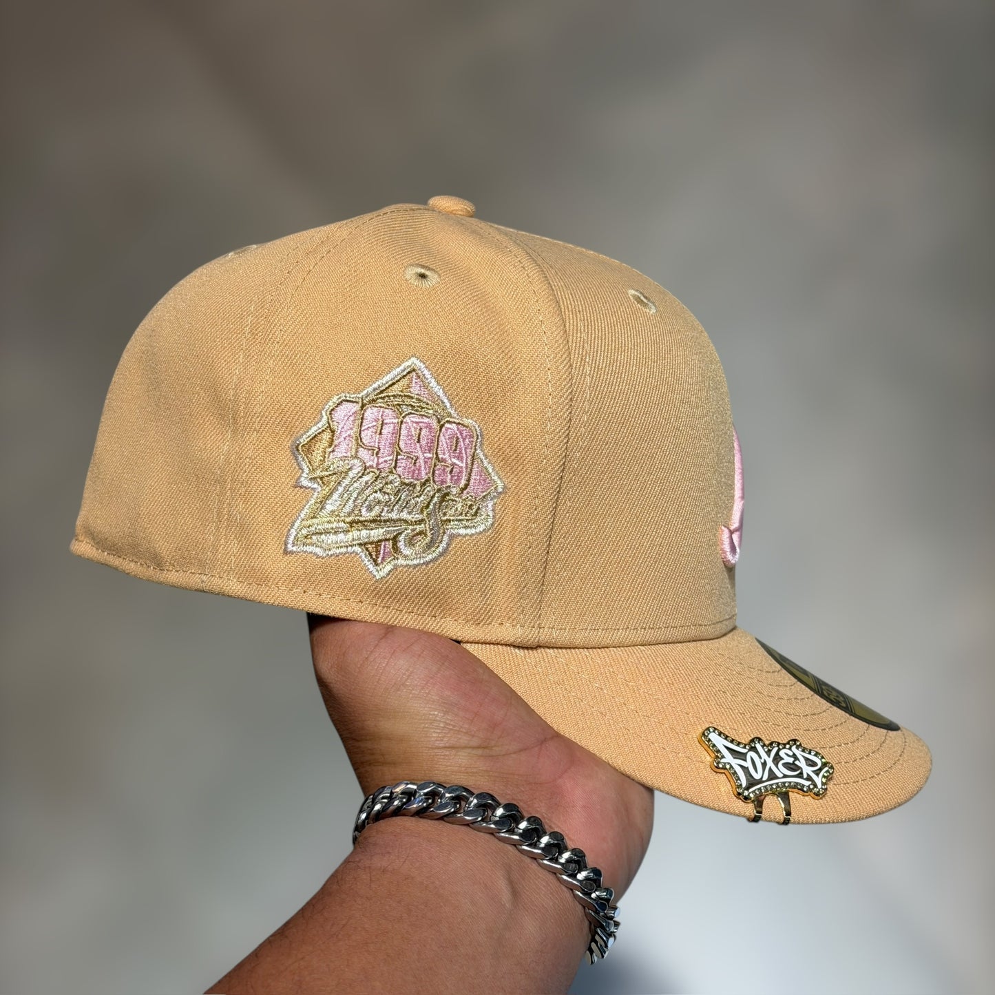 59FFITY ATLANTA BRAVES CAMEL PINK WS 1999