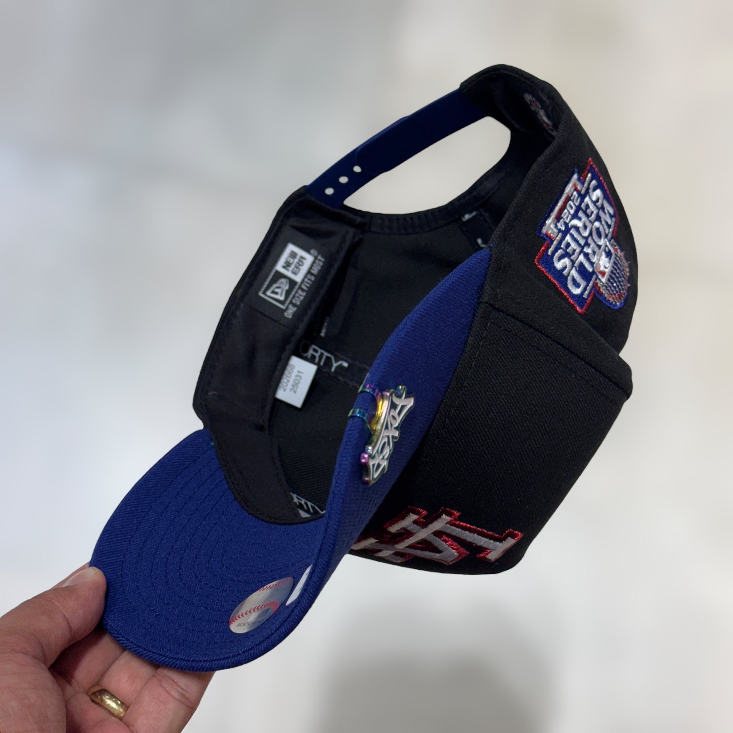 9FORT A F LA DODGERS BLACK VISER ROYAL