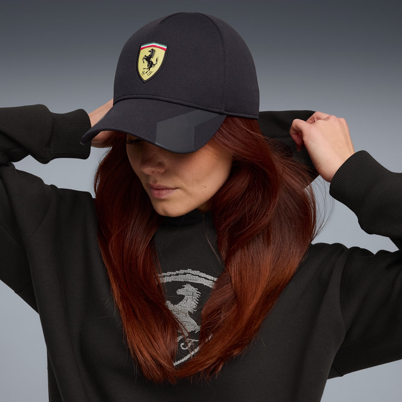 GORRA FERRARI BLACK 2026 - Puma