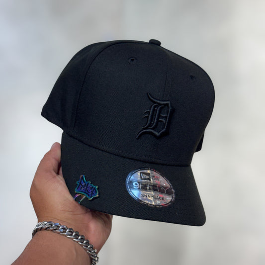 9FIFTY DETROIT TIGERS BLACK ON BLACK