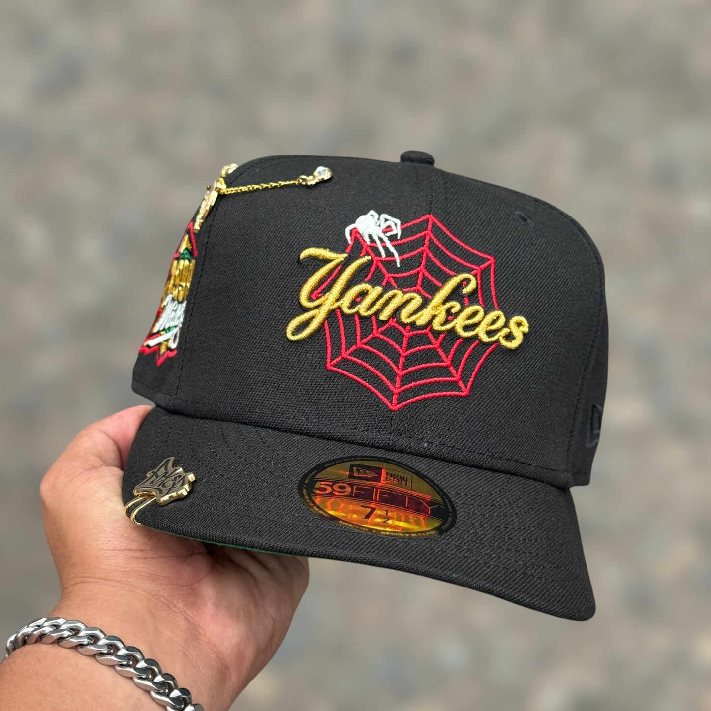 59FIFTY NY YANKEES SPIDER BLACK