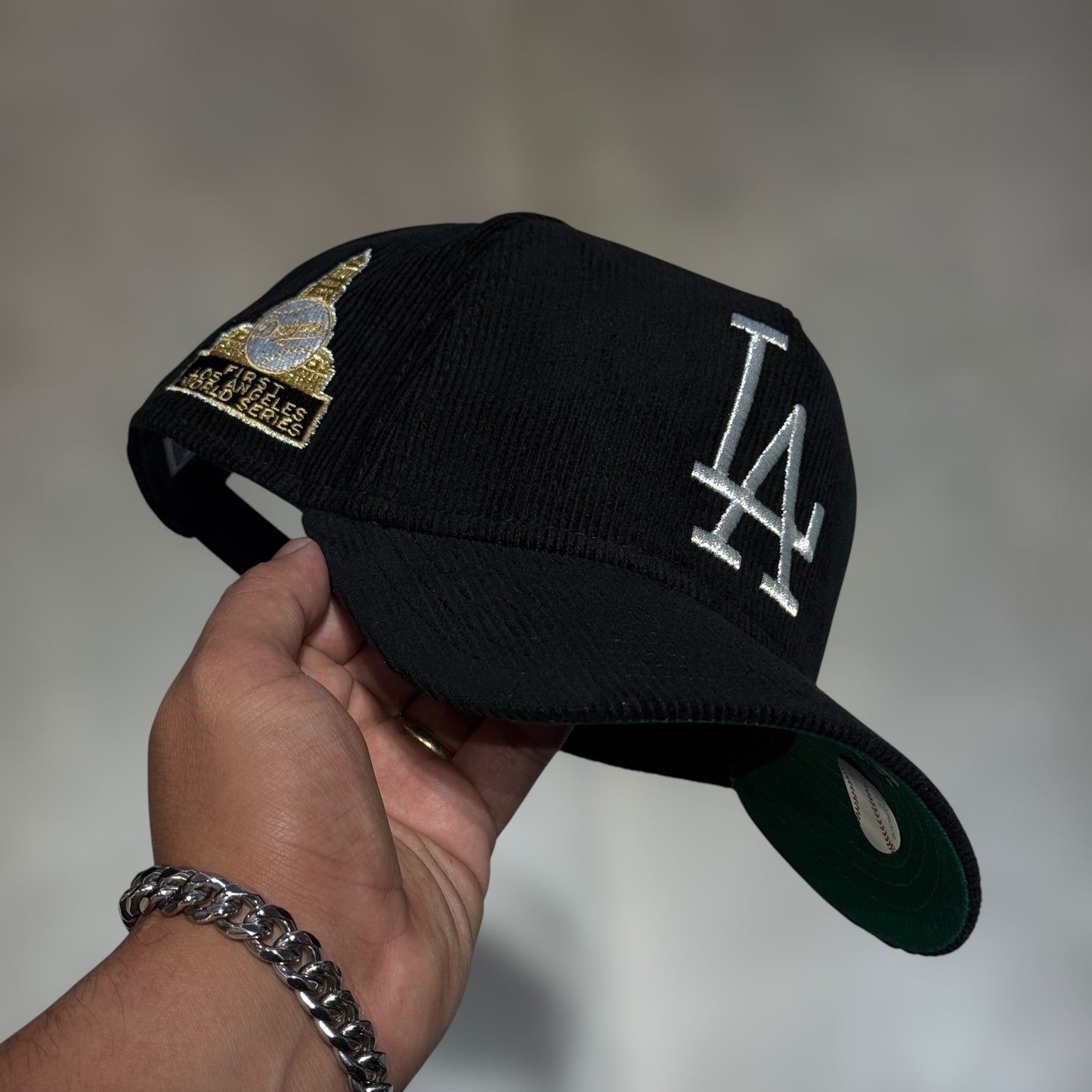 9FIFTY LA DODGERS BLACK PANA SILVER LOGO