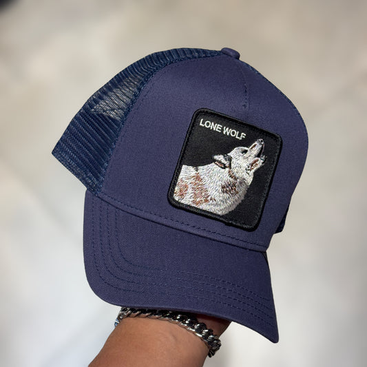 GOORIN BROS LONE WOLF NAVY