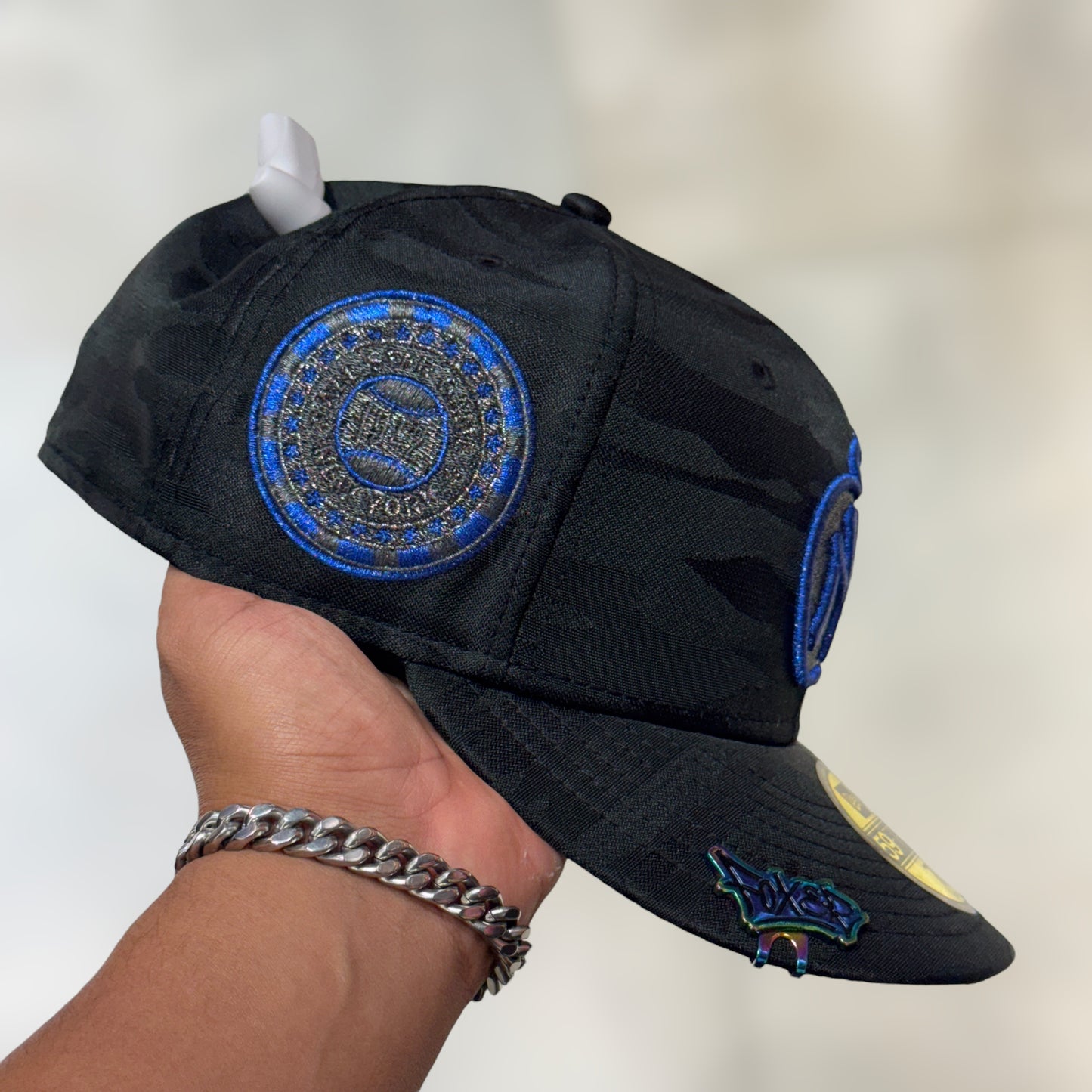 59FIFTY NY YANKEES BLACK CAMO BLUE LOGO MANZANA 1942