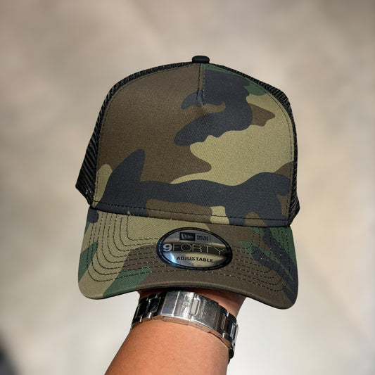 New Era 9FORTY Camo llana para bordados