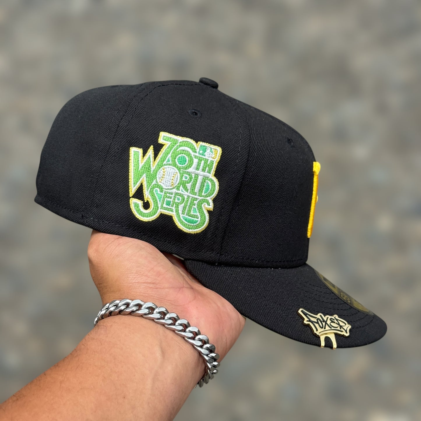 59FIFTY PIRATES PITTSBURGH BLACK GREEN UNDERVISOR