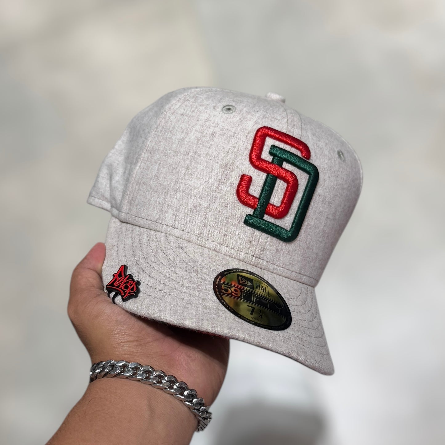 59FIFTY SAN DIEGO PADRES BEIGE UNDERVISOR FIELTRO