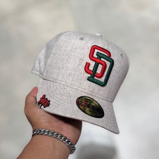 59FIFTY SAN DIEGO PADRES BEIGE UNDERVISOR FIELTRO