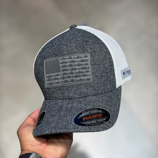 Columbia Flag flexfit grey Cerrada