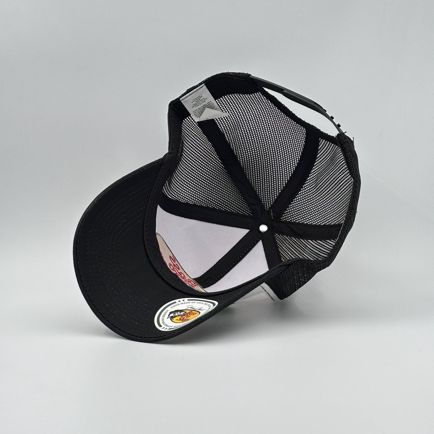 BASS PRO SHOPS BLACK/WHITE LOGO BORDADO