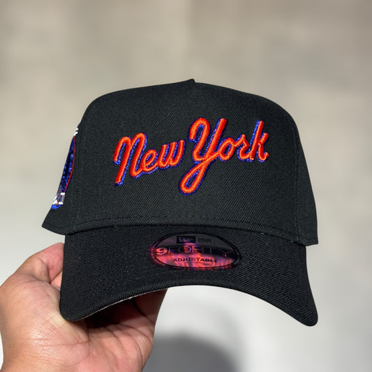 9FORTY A FRAME NY YANKEES BLACK ORANGE LETTER LOGO SUBWAY 2000
