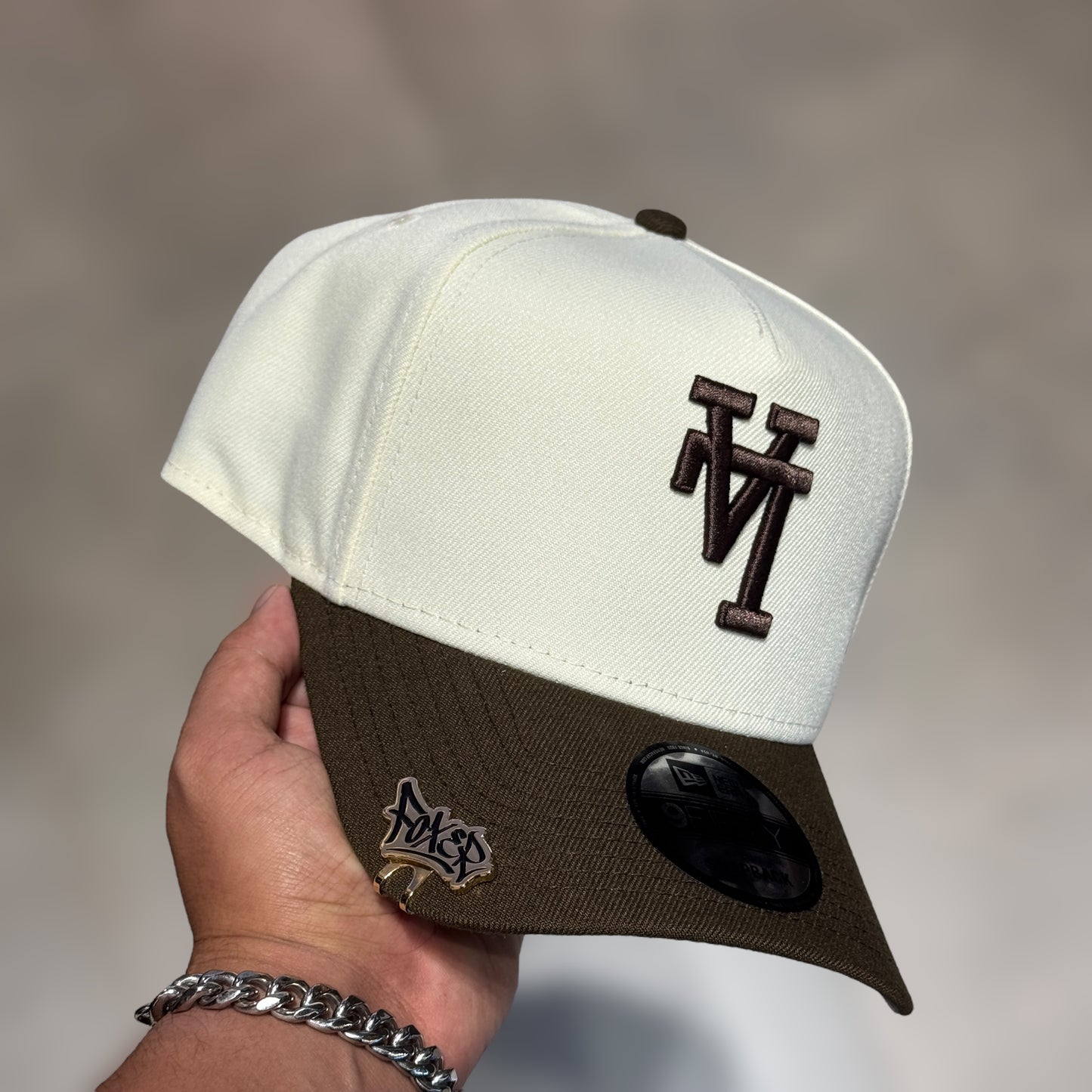 9FIFTY LA DODGERS CAQUI BROWN VISOR UPSIDE DOWN