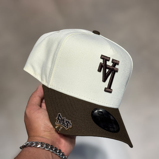 9FIFTY LA DODGERS CAQUI BROWN VISOR UPSIDE DOWN