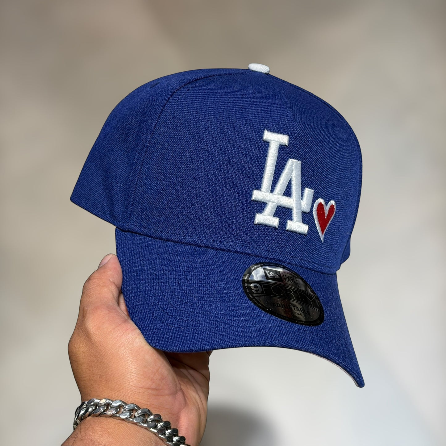 9FORTY A FRAME LA DODGERS ROYAL BLUE CORAZÓN