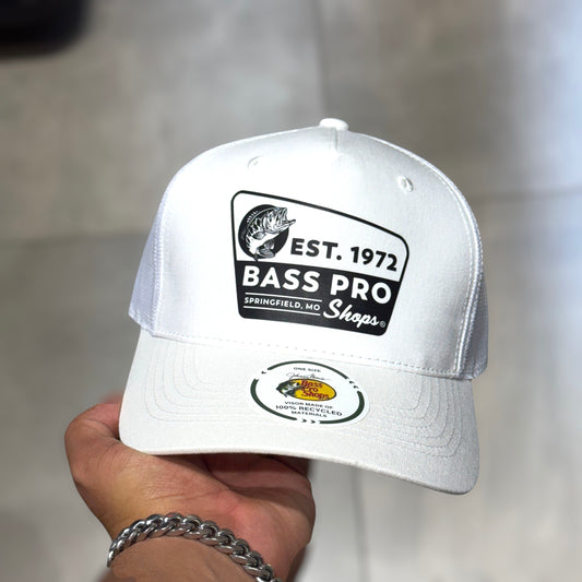 BASS PRO SHOPS WHITE RECYCLED