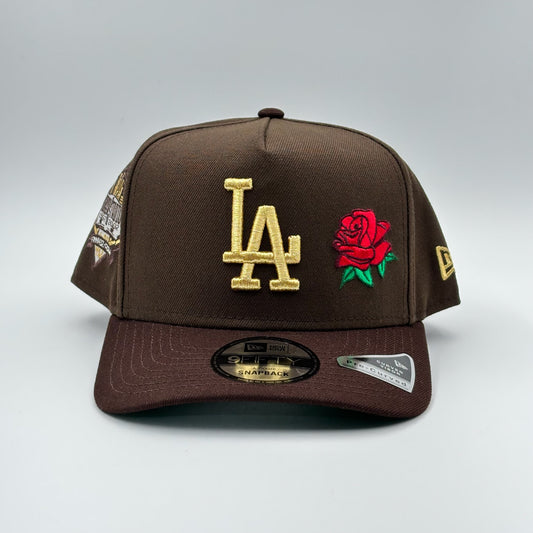 9FIFTY LA DODGERS BROWN ROSE PATCH