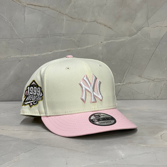 9FIFTY NY YANKEES BEIGE/PINK WS 1999