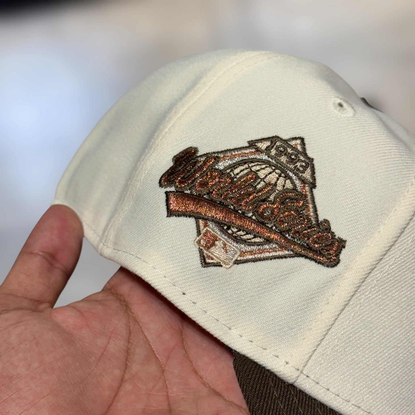 59FIFTY TORONTO BLUE JAY LOGO T BEIGE VIS BROWN