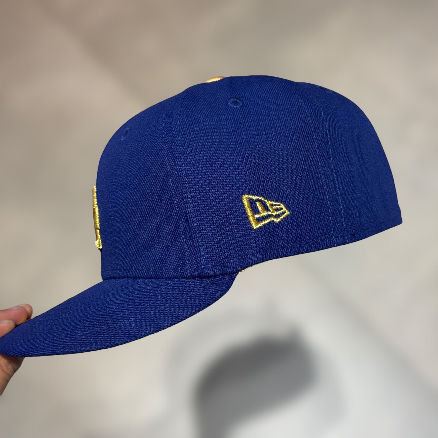 59FIFTY LA DODGERS ROYAL BLUE GOLD LOGO WS 2024