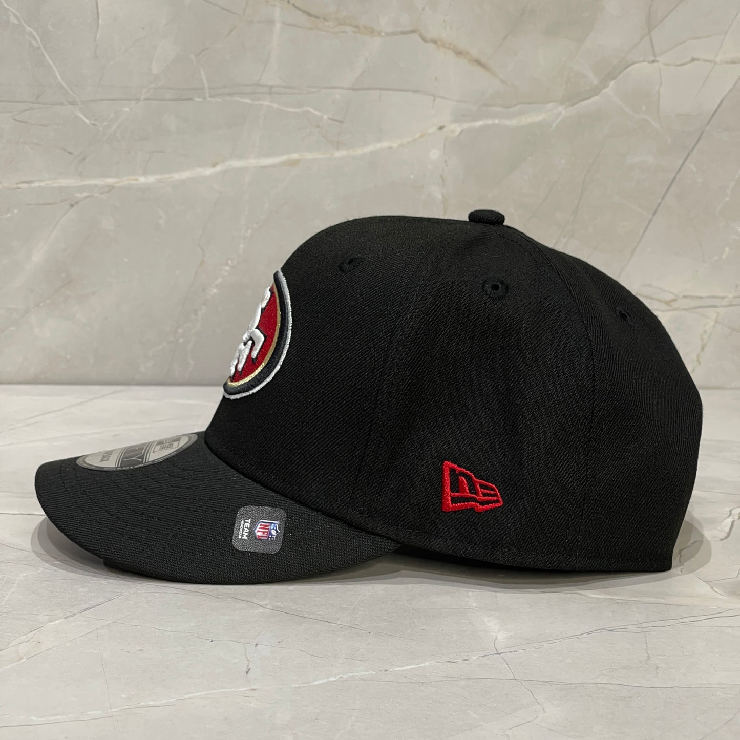 9FIFTY SAN FRANCISCO 49ERS BLACK RED LOGO