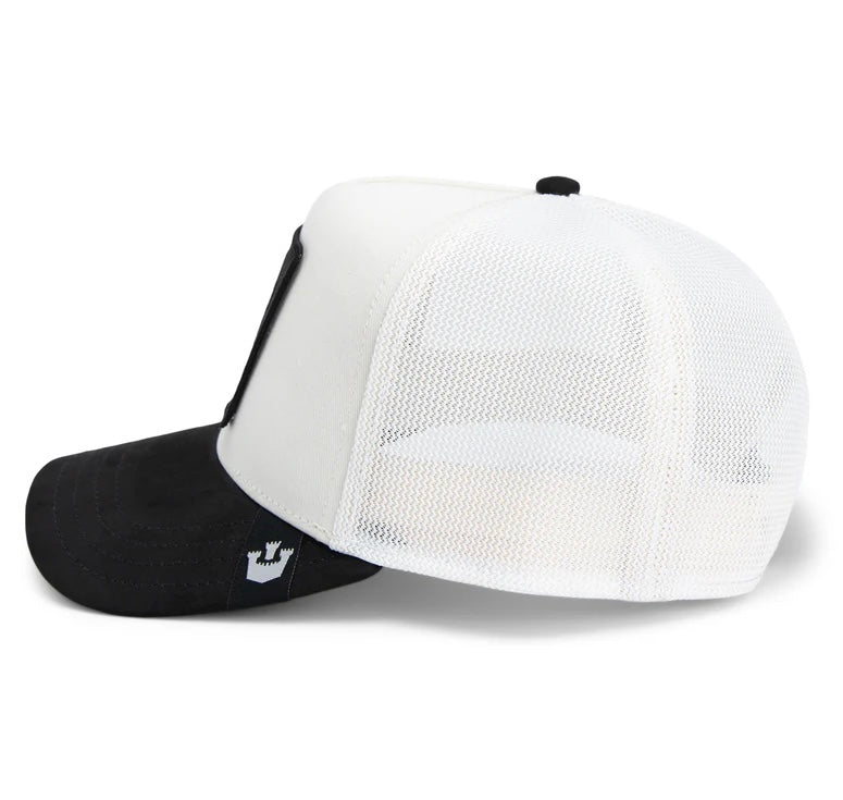 GOORIN BROS DEADLY WHITE BLACK VISOR