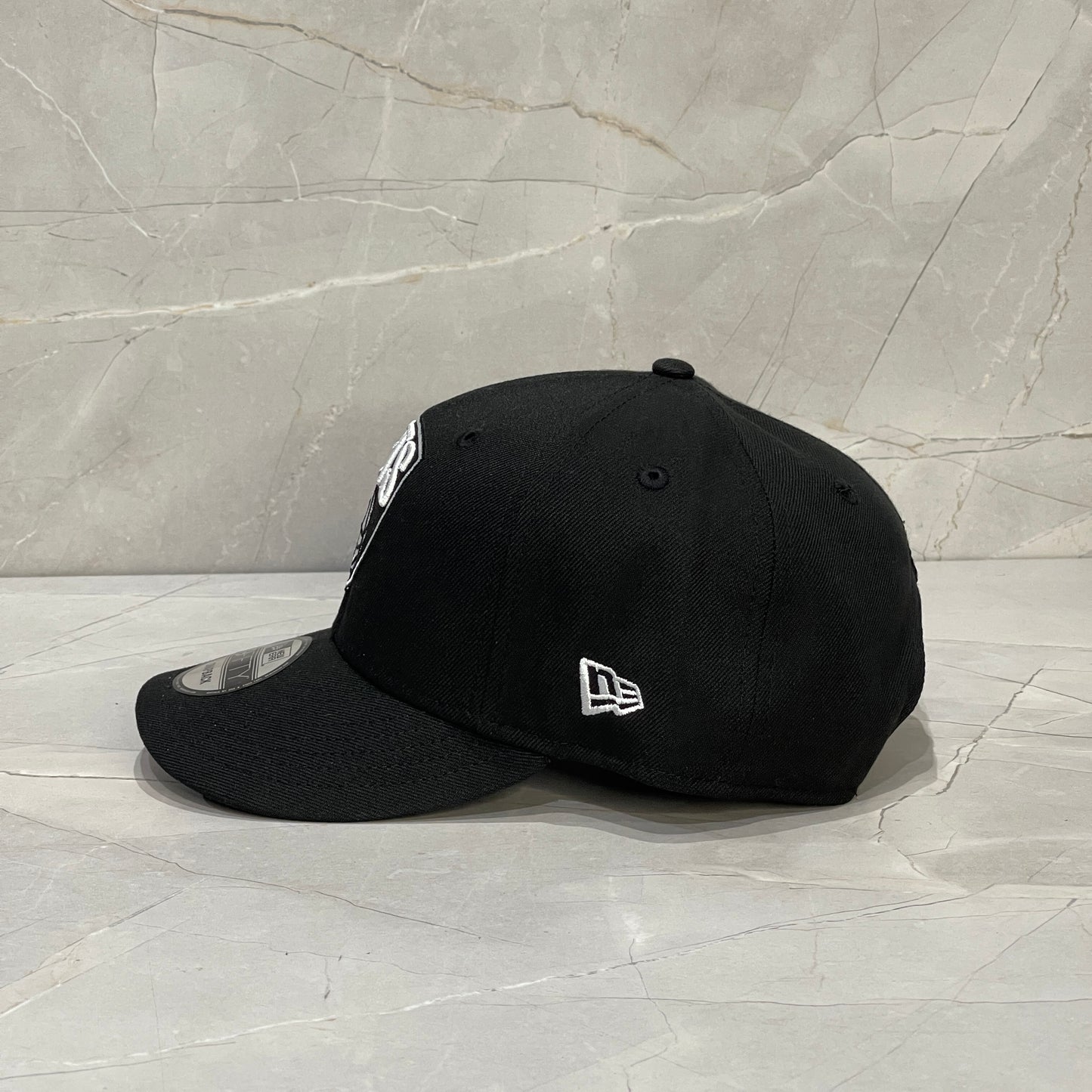 9FIFTY BROOKLYN NETS BLACK WHITE LOGO