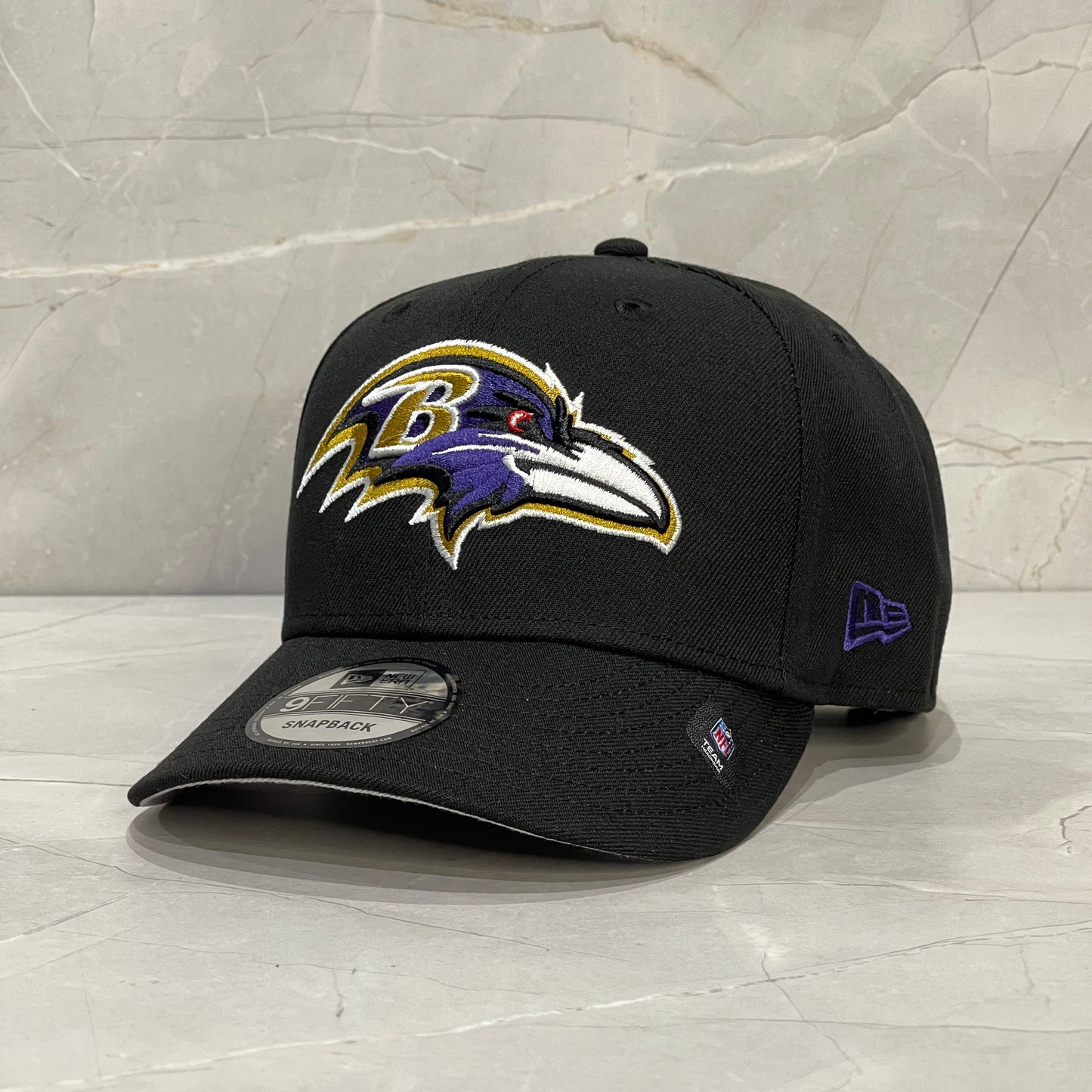 9FIFTY BALTIMORE RAVENS BLACK LOGO PURPLE