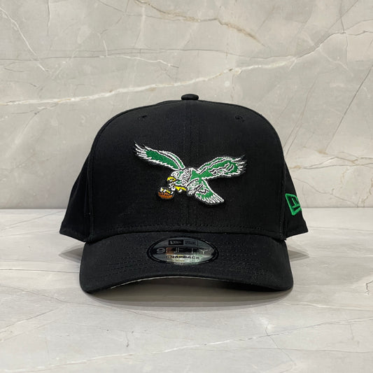 9FIFTY PHILADELPHIA EAGLES BLACK LOGO GREEN SNAPBACK