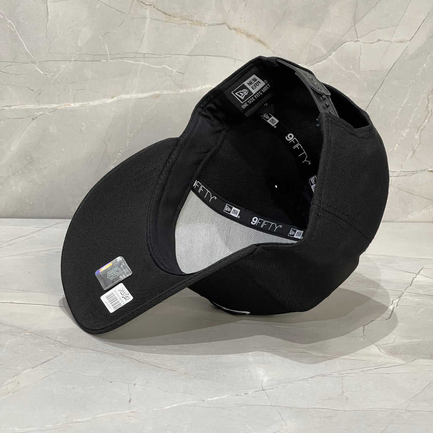 9FIFTY PATRIOTS BLACK WHITE LOGO