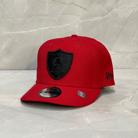 9FIFTY RAIDERS RED BLACK LOGO