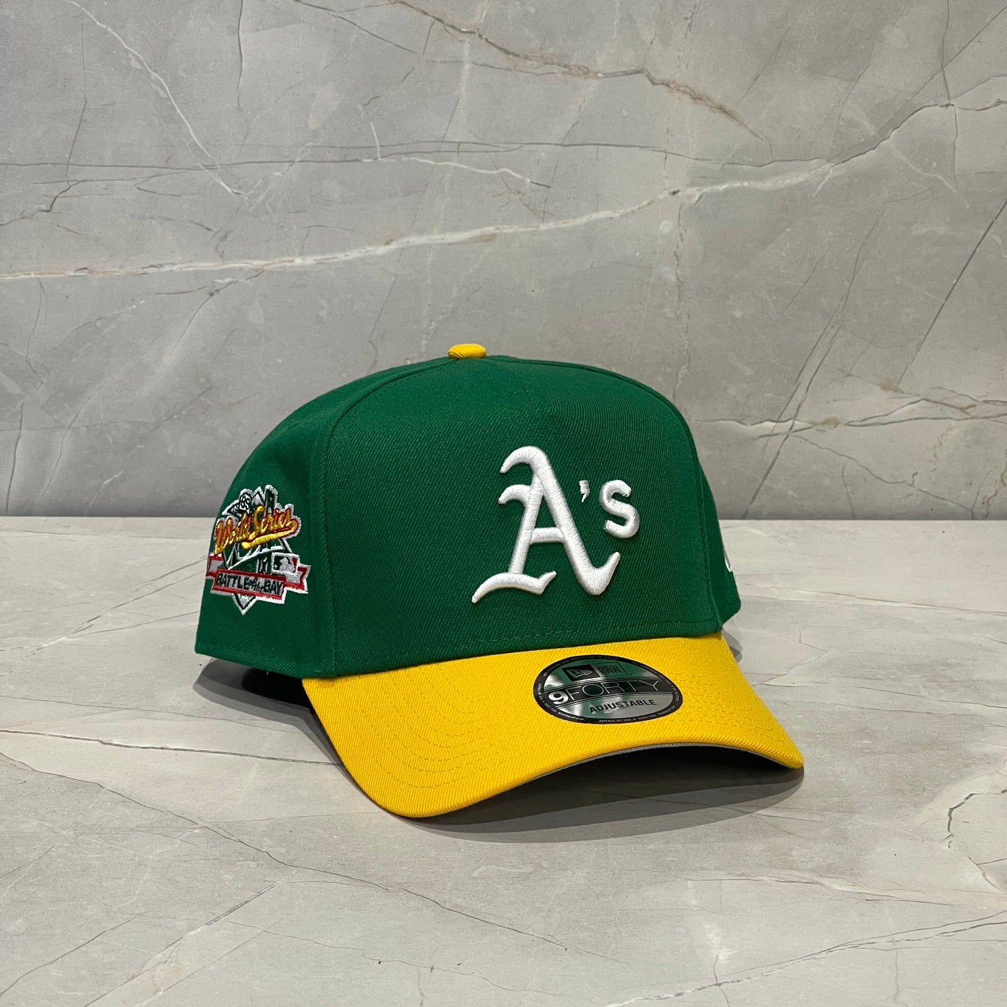 9FORTY OAKLAND ATHLETICS  GREEN YELLOW WS