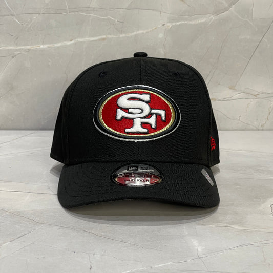 9FIFTY SAN FRANCISCO 49ERS BLACK RED LOGO