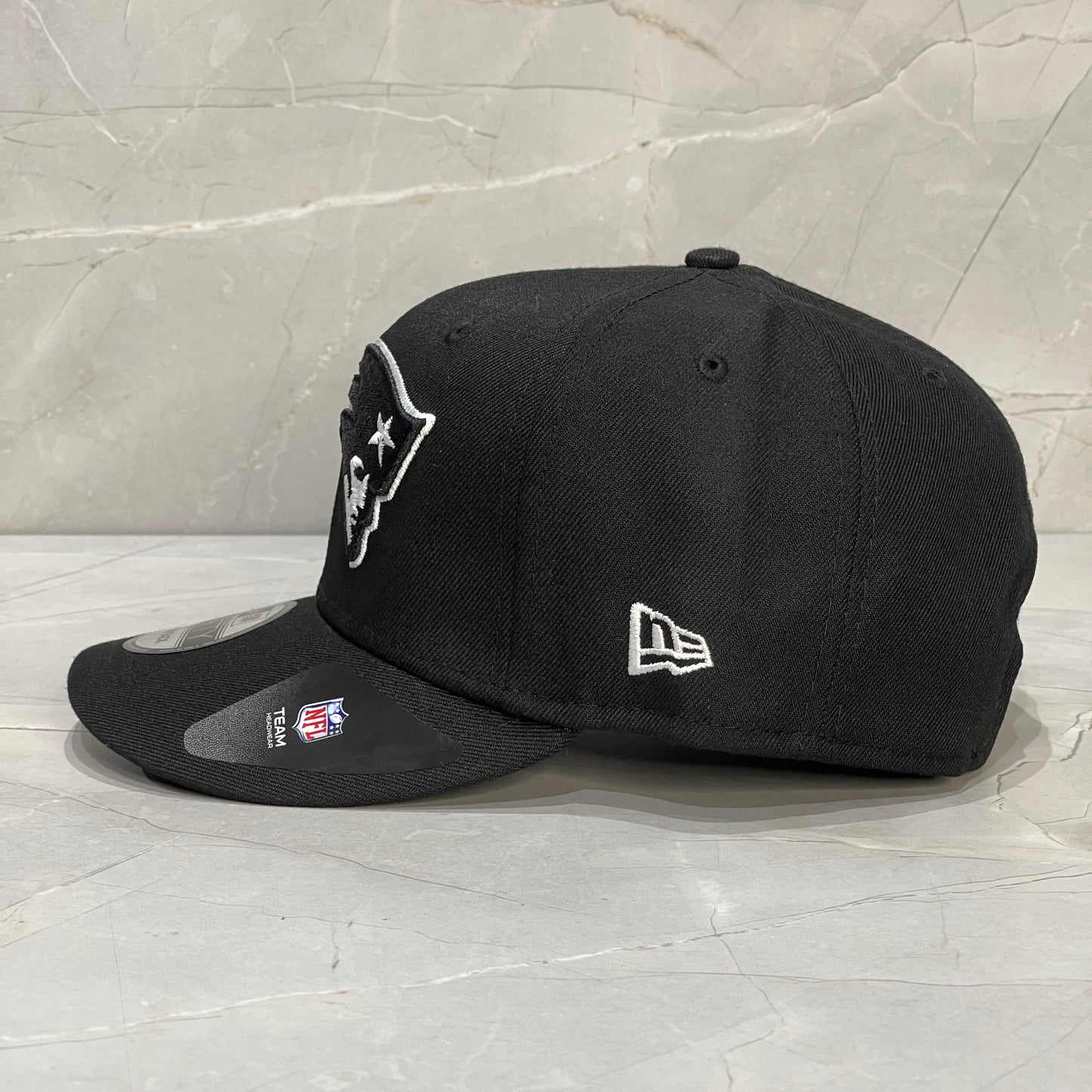 9FIFTY PATRIOTS BLACK WHITE LOGO