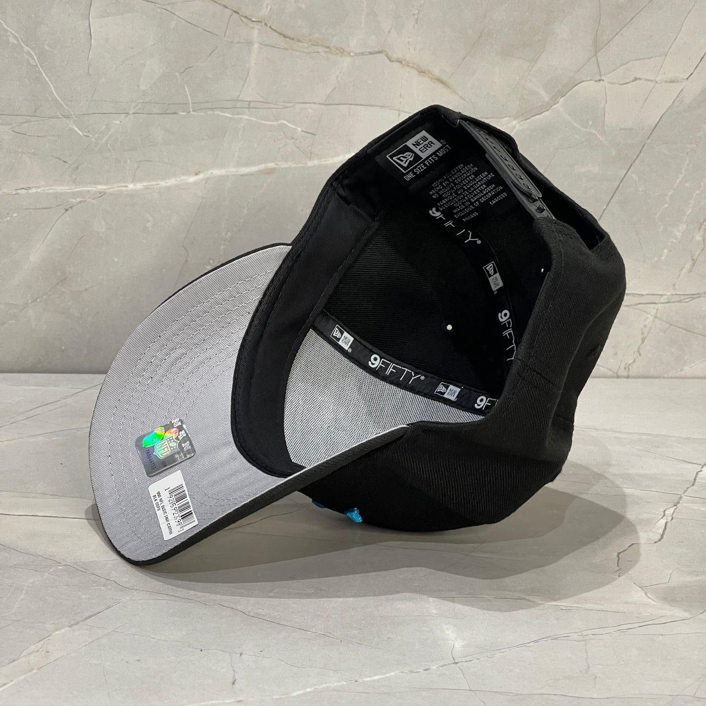 9FIFTY CAROLINA PANTHERS BLACK BLUE LOGO