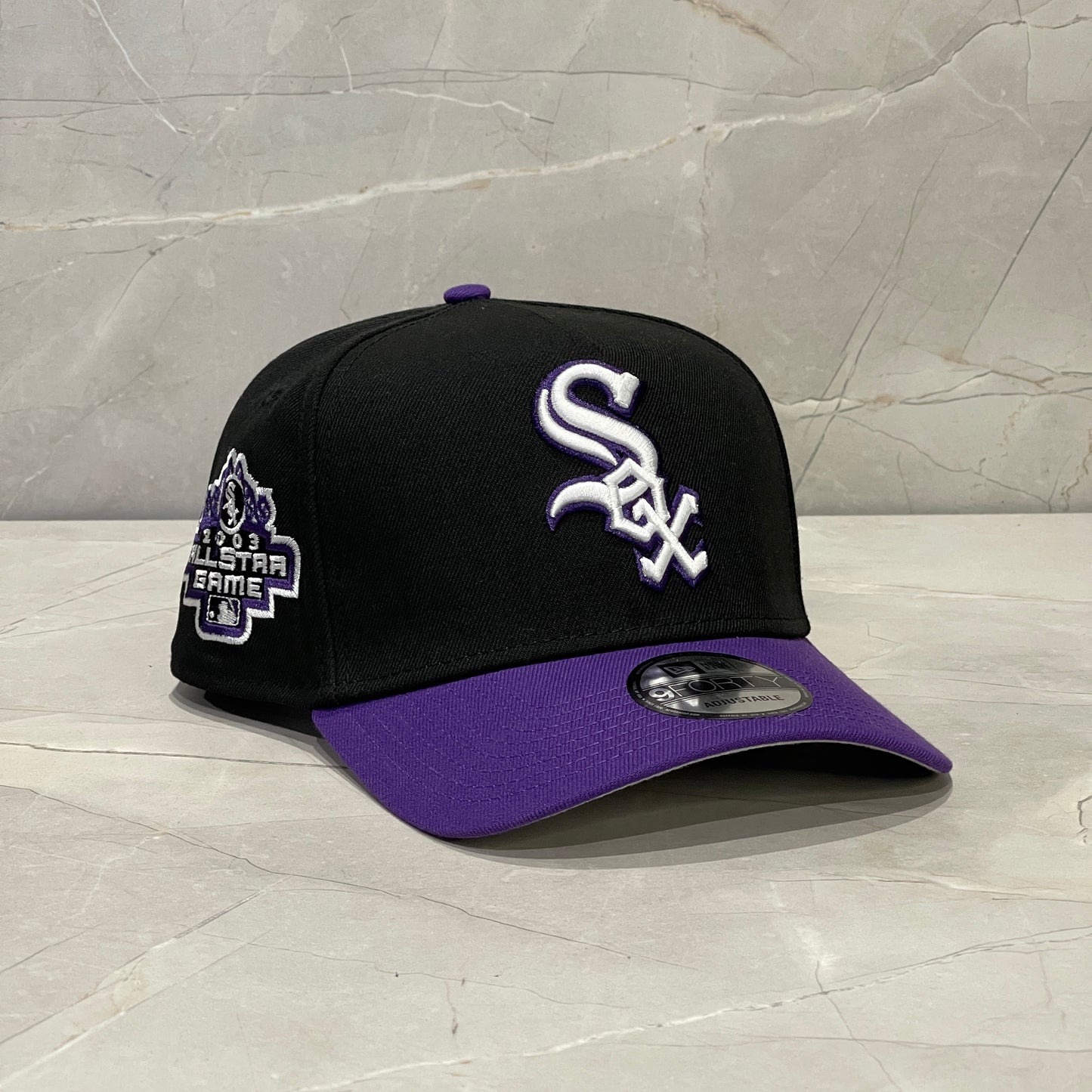 9FORTY A-FRAME WHITE SOX BLACK PURPLE