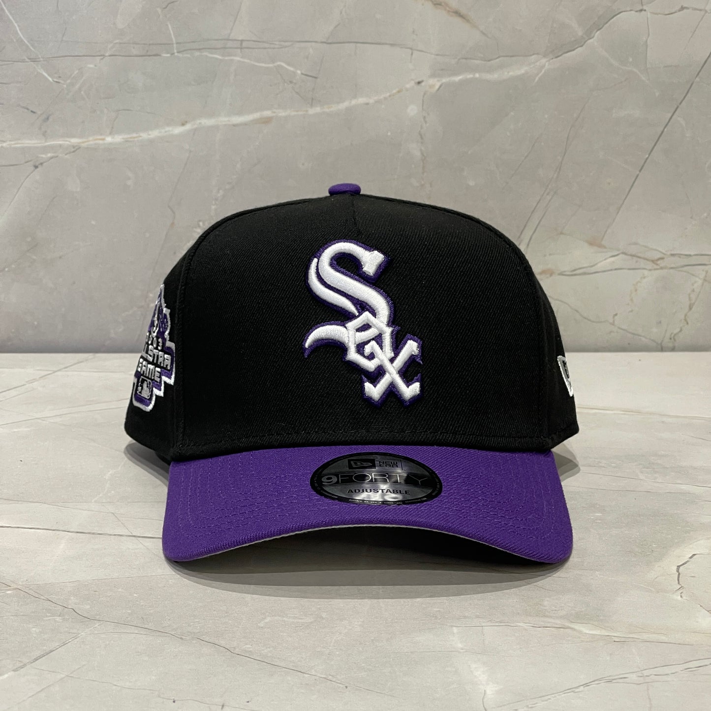 9FORTY A-FRAME WHITE SOX BLACK PURPLE