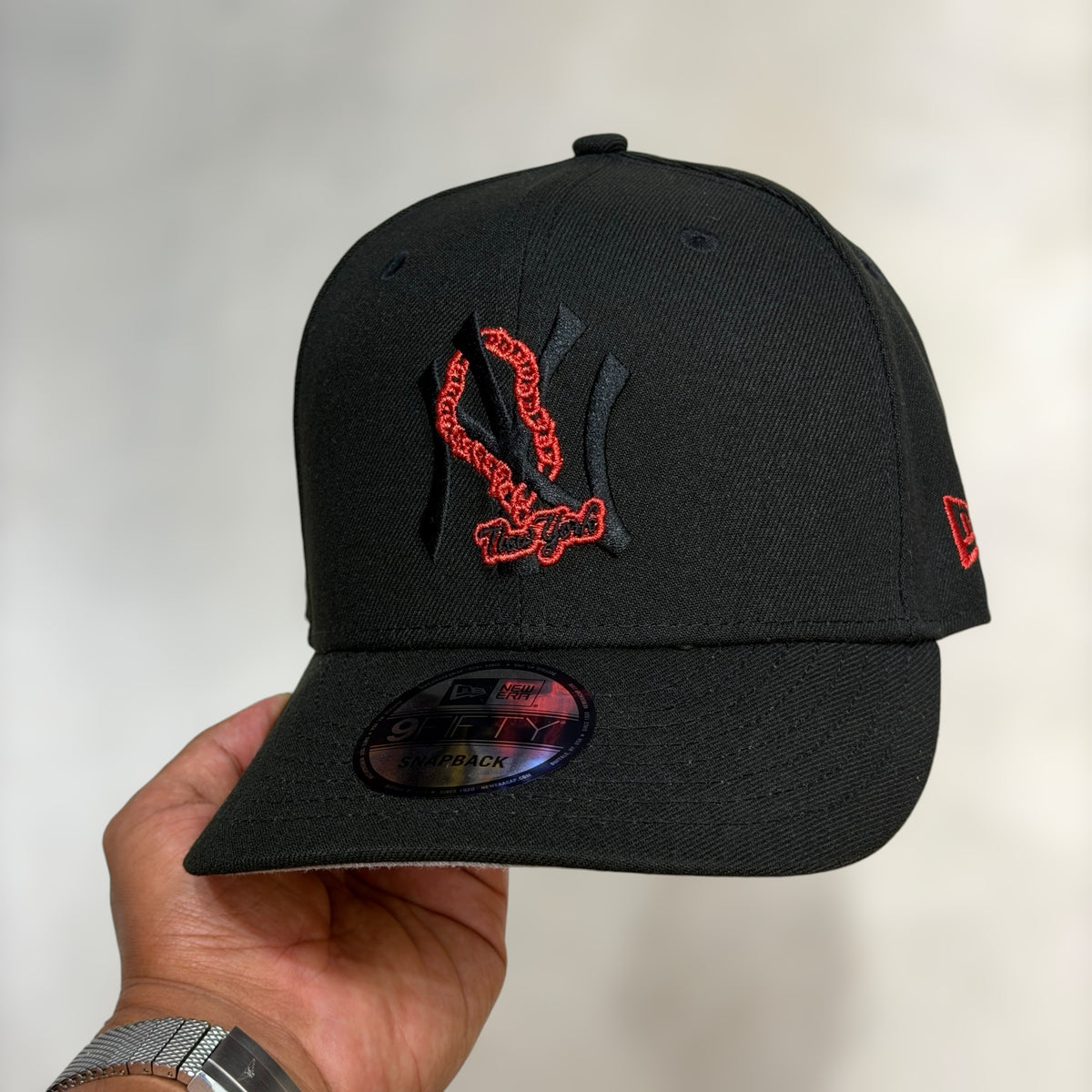 9FIFTY NY YANKEES BLACK RED CHAIN