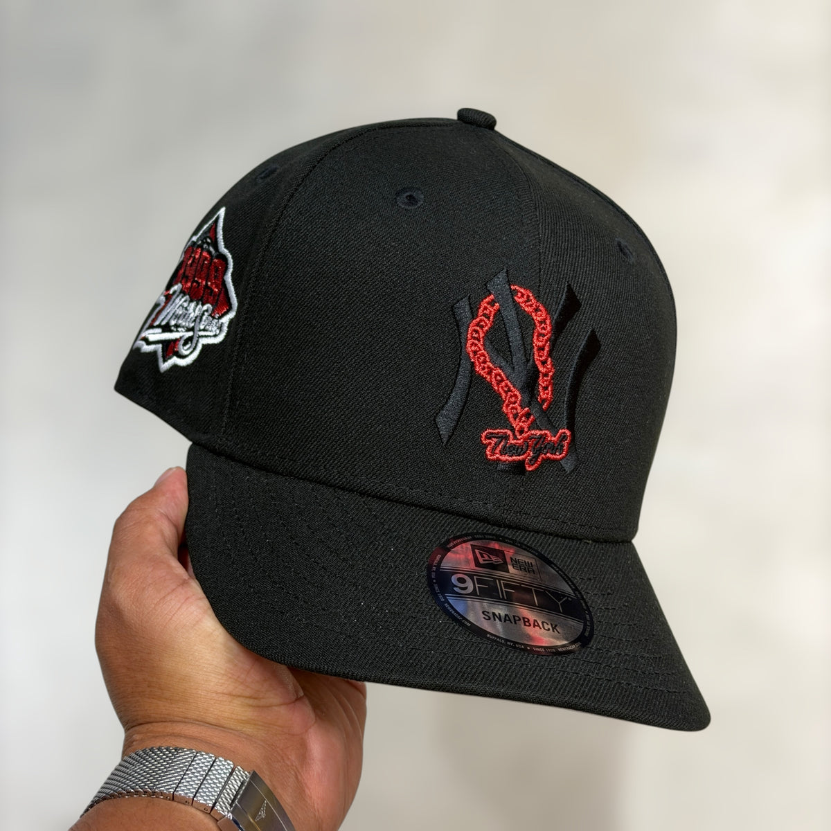 9FIFTY NY YANKEES BLACK RED CHAIN