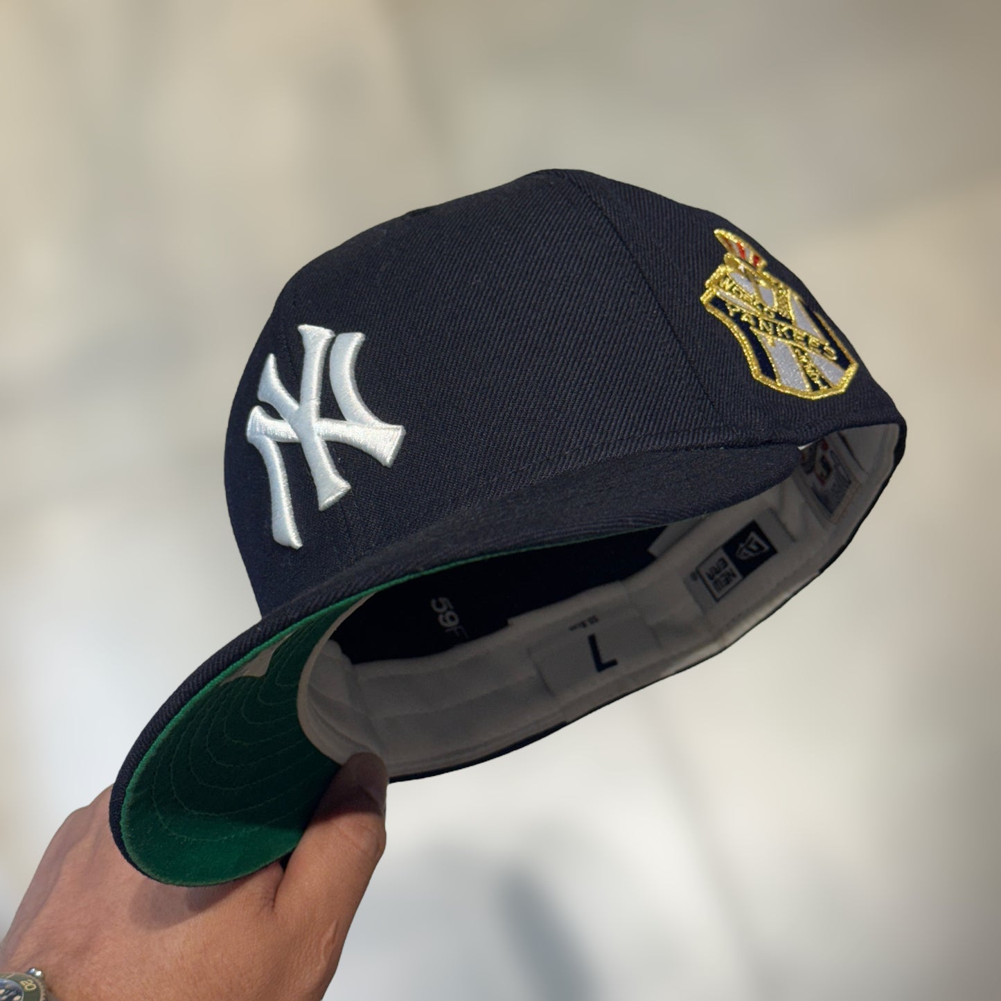 59FIFTY NY YANKEES NAVY UNDERVISOR GREEN PARCHE DORADO LATERAL 1951