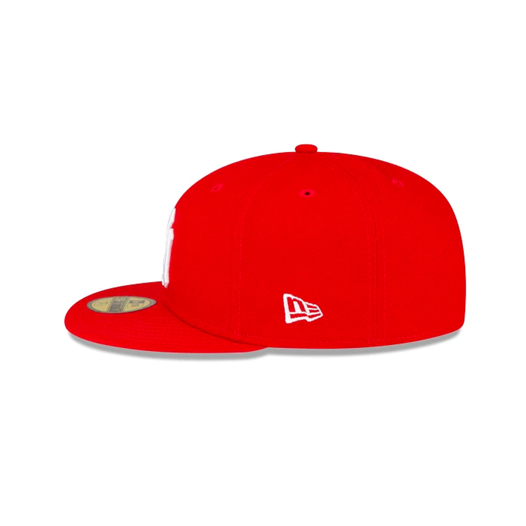 59FIFTY NY YANKEES RED SCARLET WORLD SERIES 1998