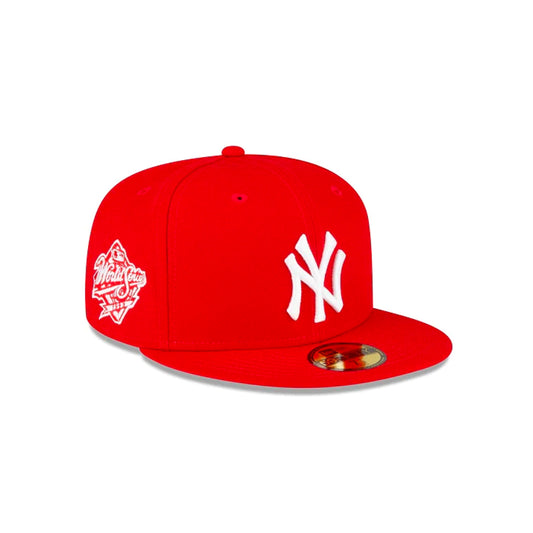 59FIFTY NY YANKEES RED SCARLET WORLD SERIES 1998