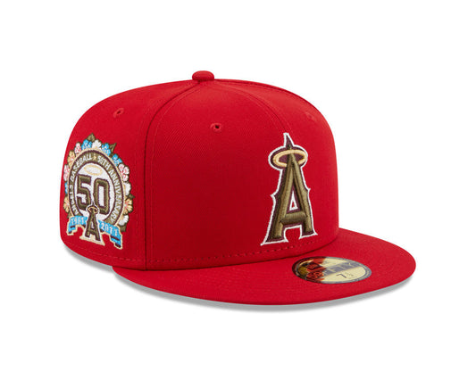 59FIFTY ANGELS RED SCARLET 50TH
