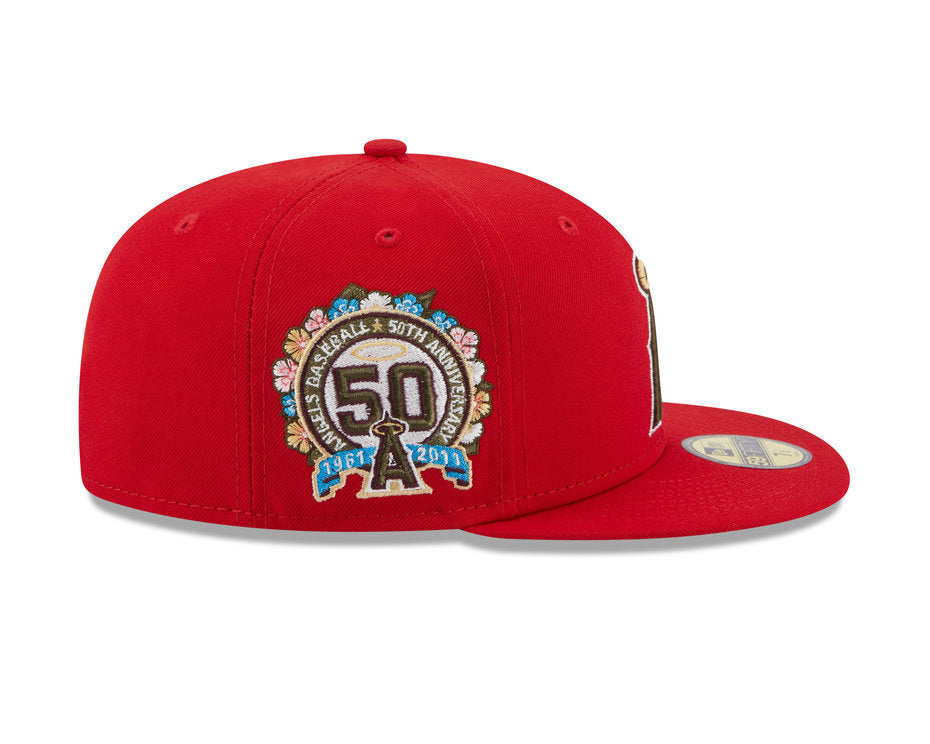 59FIFTY ANGELS RED SCARLET 50TH