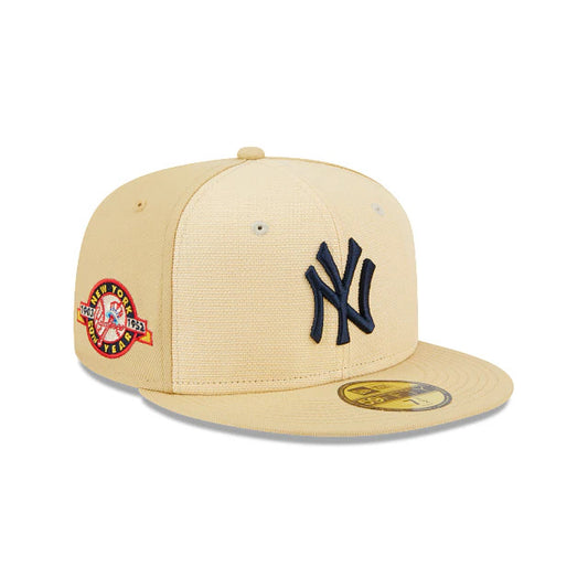 59FIFTY NY YANKEES BEIGE LOGO CELESTE WS 1999
